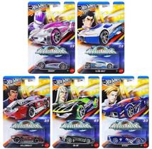 Conjunto de 5 Carrinhos Hot Wheels AcceleRacers Série Prata Conjunto de 5 Carrinhos Hot Wheels AcceleRacers Série Prata
