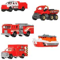 Conjunto de 5 carrinhos Matchbox JJP42 - Mattel Conjunto de 5 carrinhos Matchbox JJP42 - Mattel