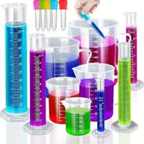 Conjunto De 5 Cilindros Graduados De Plástico 10ml 25ml 50ml 100ml 250ml Para Uso Em Laboratório Conjunto De 5 Cilindros Graduados De Plástico 10ml 25ml 50ml 100ml 250ml Para Uso Em Laboratório