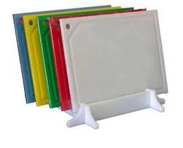 Conjunto de 5 (cinco) tabuas polietileno coloridas - 33 x 25