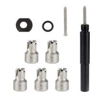 Conjunto de 5 Cortadores de Solda por Pontos JESTUOUS (10mm) - HSS para Furadeira Elétrica