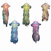 Conjunto de 5 decorações suspensas em medusas para festa no fundo do mar Conjunto de 5 decorações suspensas em medusas para festa no fundo do mar