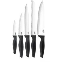Conjunto de 5 Facas Cross Brinox - Preto