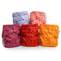 Conjunto de 5 Fraldas de Pano Kinder - Reutilizáveis, Estilo Bolso (3-15kg) Conjunto de 5 Fraldas de Pano Kinder - Reutilizáveis, Estilo Bolso (3-15kg)