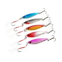 Conjunto de 5 Gabaritos de Metal para Iscas de Pesca (10g, 15g, 20g) - Colher de Fundição Longa