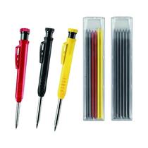 Conjunto De 5 Lápis Mecânicos Sólidos Para Carpinteiro, Ferramentas De Marcação Para Marcenaria,