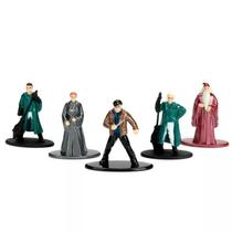 Conjunto De 5 Mini Figuras 5 Cm Nano Metal Harry Potter Pack B Jada 98666