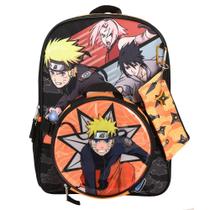 Conjunto de 5 Mochilas Bioworld Naruto - Estampas de Personagens Anime Conjunto de 5 Mochilas Bioworld Naruto - Estampas de Personagens Anime