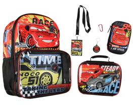 Conjunto de 5 Mochilas Disney Cars - Bioworld - Taking The Lead