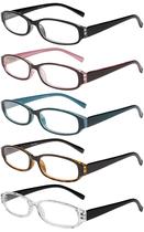 Conjunto de 5 óculos de leitura Success Eyewear: preto, rosa e azul Conjunto de 5 óculos de leitura Success Eyewear: preto, rosa e azul