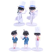 Conjunto de 5 peças da coleção de anime Figure Toy Detective Conans Conjunto de 5 peças da coleção de anime Figure Toy Detective Conans