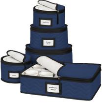 Conjunto de 5 Peças de Caixas para Armazenamento de Porcelana HOLDN STORAGE Conjunto de 5 Peças de Caixas para Armazenamento de Porcelana HOLDN STORAGE