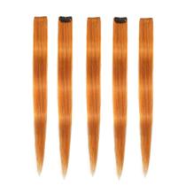 Conjunto de 5 peças de extensões de cabelo Winsky 18" Dark Orange