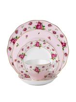 Conjunto de 5 peças de louça Royal Albert New Country Roses Pink