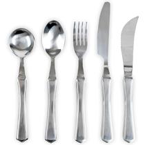 Conjunto de 5 peças em aço inoxidável adaptável Weighted Utensils Vive Conjunto de 5 peças em aço inoxidável adaptável Weighted Utensils Vive
