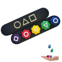Conjunto de 5 pedras Gonggi Game PIYFVX Traditional Korean Jacks