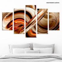 Conjunto de 5 placas Decorativas em MDF 6mm Abstrato Conjunto de 5 placas Decorativas em MDF 6mm Abstrato