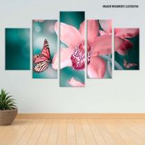 Conjunto de 5 placas Decorativas em MDF 6mm Beautiful