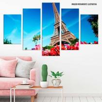 Conjunto de 5 placas Decorativas em MDF 6mm Torre Eiffel Conjunto de 5 placas Decorativas em MDF 6mm Torre Eiffel