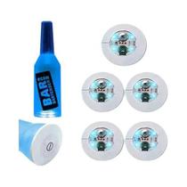 Conjunto De 5 Porta-copos Luminosos LED Para Festas, Casamentos, Bares, Natal, Casa E Pub