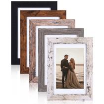 Conjunto de 5 Porta-Retratos Fixwal 5x7 Multicolor com Vidro Conjunto de 5 Porta-Retratos Fixwal 5x7 Multicolor com Vidro