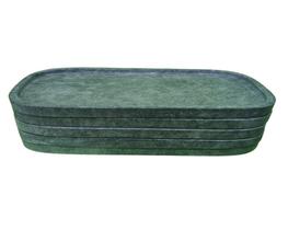 conjunto de 5 pratos/bandejas retangular para sobremesa / salgado