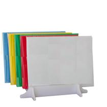Conjunto De 5 Tábuas Lisas Polietileno Coloridas Com Suporte Conjunto De 5 Tábuas Lisas Polietileno Coloridas Com Suporte