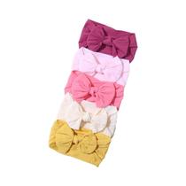 Conjunto de 5 Tiaras de Cabelo para Bebê - Macias e Elásticas