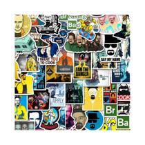 Conjunto De 50 Adesivos À Prova d'Água Breaking Bad Graffiti DIY Para Skateboard, Caderno, Conjunto De 50 Adesivos À Prova d'Água Breaking Bad Graffiti DIY Para Skateboard, Caderno,