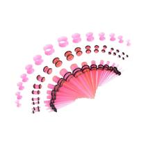 Conjunto De 50 Peças De Piercing De Cartilagem Em Acrílico Com Ponta Cônica, Estilo Punk Goth, Joias Conjunto De 50 Peças De Piercing De Cartilagem Em Acrílico Com Ponta Cônica, Estilo Punk Goth, Joias