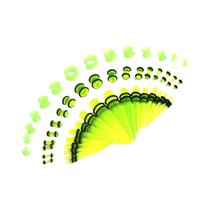 Conjunto De 50 Peças De Piercing De Cartilagem Em Acrílico Com Ponta Cônica, Estilo Punk Goth