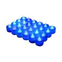 Conjunto De 50 Velas LED Coloridas Sem Chama Com Bateria Para Decoração De Casamento, Casa E Natal