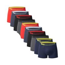Conjunto De 510 Peças De Boxers Masculinos plus Size Com Cintura Elástica, Shorts Confortáveis E