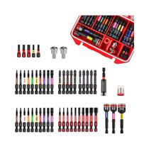 Conjunto De 52 Peças De Pontas Magnéticas S2 De Aço Para Chave De Fenda Com Impacto Ultra Torque,