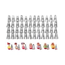 Conjunto De 55 Bicos Para Decoração De Bolos, 48 Bicos Padrão, 7 Bicos De Flor Coreanos, Ferramentas