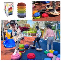 Conjunto de 6 Balance Stepping Stones para crianças - National Geographic