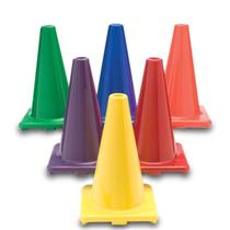 Conjunto de 6 bases pesadas em PVC Game Cones Color My Class BSN