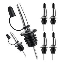 Conjunto de 6 Bicos Dosadores para Garrafas de Bebidas Pafusen em Aço Inoxidável Conjunto de 6 Bicos Dosadores para Garrafas de Bebidas Pafusen em Aço Inoxidável