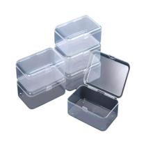 Conjunto De 6 Caixas De Armazenamento Plásticas Transparentes Organizadoras Para Casa, Escritório,