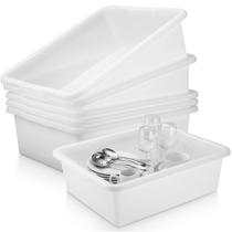 Conjunto de 6 Caixas Plásticas Ziliny 54x43x17cm Resistente Conjunto de 6 Caixas Plásticas Ziliny 54x43x17cm Resistente