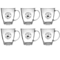 Conjunto de 6 Canecas Vidro Cappuccino Expresso 210ml Conjunto de 6 Canecas Vidro Cappuccino Expresso 210ml