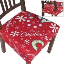 Conjunto de 6 capas de assento para cadeiras de jantar de Natal SearchI, capas de assento de Natal macias e elásticas para cadeiras de jantar, capas de assento de sala de jantar para decoração de Natal (cobertas traseiras, boneco de neve) Conjunto de 6 capas de assento para cadeiras de jantar de Natal SearchI, capas de assento de Natal macias e elásticas para cadeiras de jantar, capas de assento de sala de jantar para decoração de Natal (cobertas traseiras, boneco de neve)