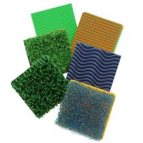 Conjunto de 6 carimbos texturizados Art Tools READY 2 LEARN para crianças Conjunto de 6 carimbos texturizados Art Tools READY 2 LEARN para crianças