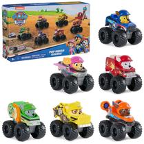 Conjunto de 6 Carrinhos Paw Patrol Rescue Wheels - Presentes para Crianças