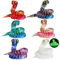 Conjunto de 6 Cobras Flexíveis Impressas em 3D OGCHFZC 32,5 cm Conjunto de 6 Cobras Flexíveis Impressas em 3D OGCHFZC 32,5 cm