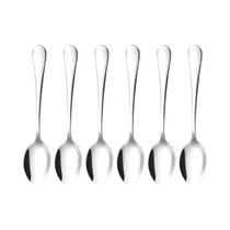Conjunto De 6 Colheres De Espresso Em Aço Inoxidável Mini Colheres Para Café E Chá Quente