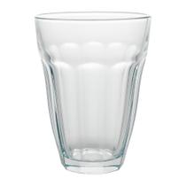 Conjunto de 6 Copos Baroque em Vidro, 220ml, Transparente, Design Elegante, 10 x 8 cm Conjunto de 6 Copos Baroque em Vidro, 220ml, Transparente, Design Elegante, 10 x 8 cm