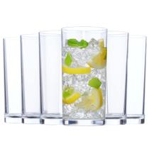 Conjunto de 6 Copos Classic de Acrílico US de 16oz Sem BPA Conjunto de 6 Copos Classic de Acrílico US de 16oz Sem BPA