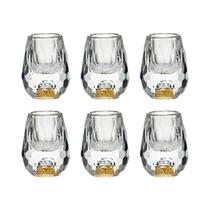 Conjunto De 6 Copos De Cristal Para Bebidas Alcoólicas De 15ml, Copos De Vodka, Vinho, Uísque, Sake,
