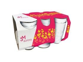 Conjunto de 6 copos SM Aurora